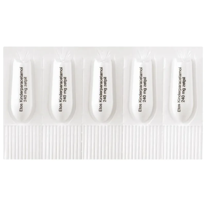 Etos Kinderparacetamol 240 mg Zetpil