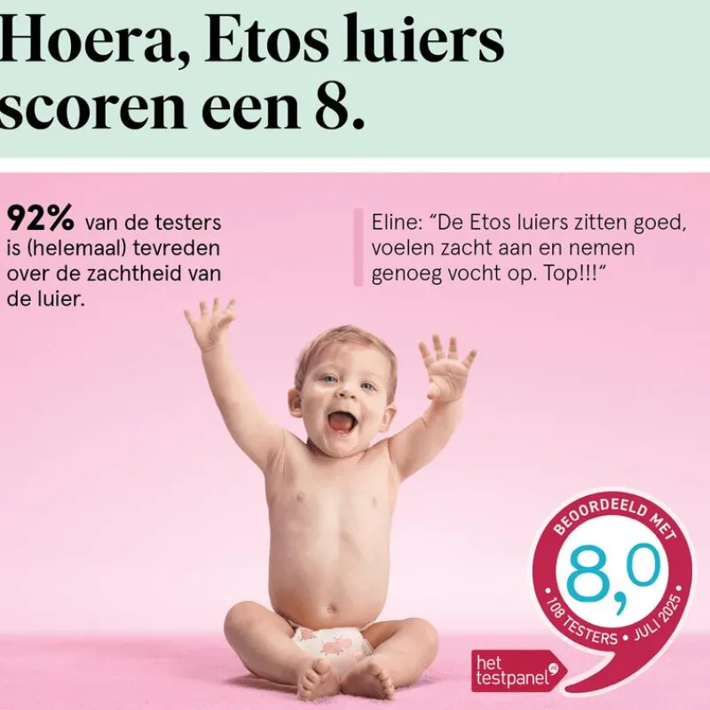Etos Luiers Maxi Maat 4 9-14 kg Value Pack 48 stuks