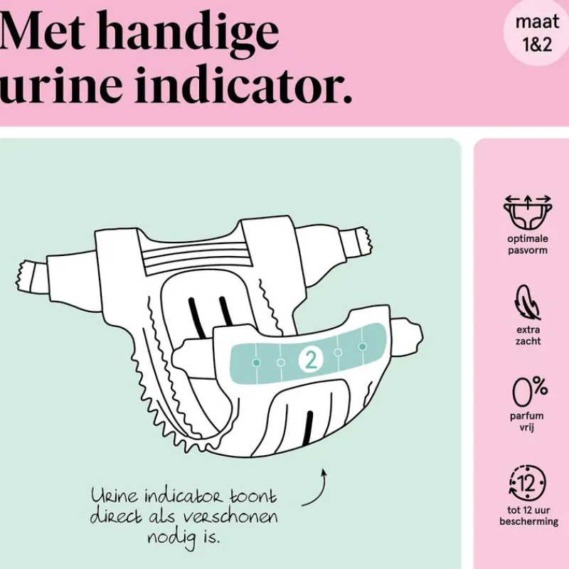 Etos Luiers Mini Maat 2 4-8 kg Mid Pack 48 stuks