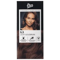 Etos Permanente Haarkleuring 5.3 licht goudbruin