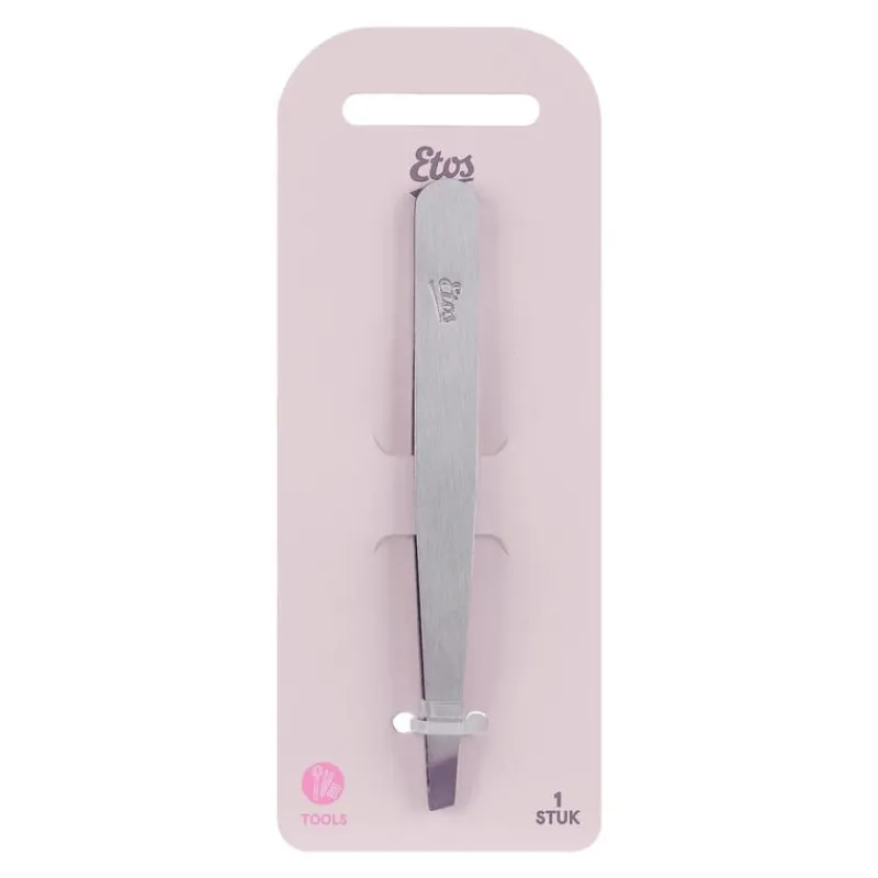 Etos Pincet Schuin Zilver
