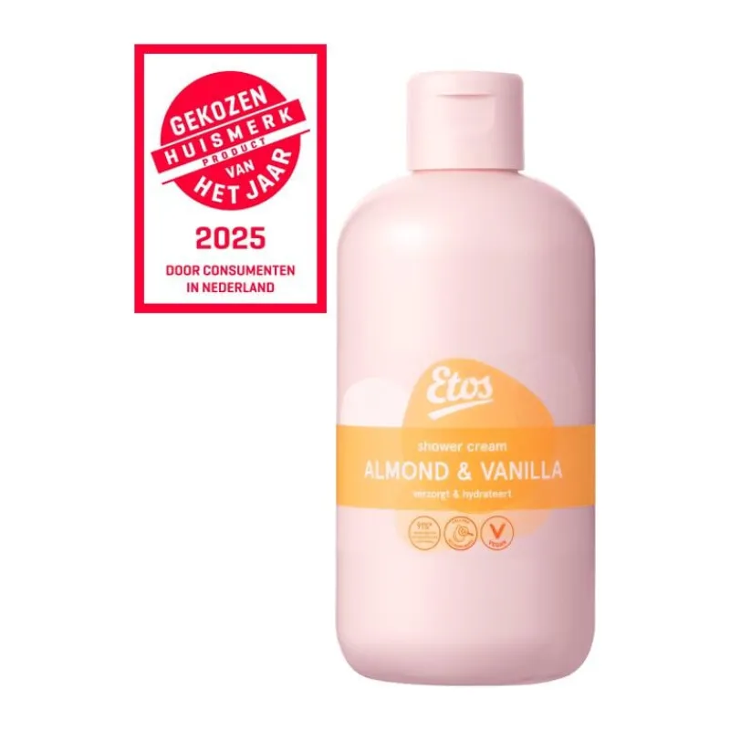 Etos Shower Cream Almond & Vanilla