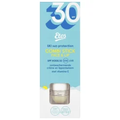 Etos Ski Zonbescherming Combi Stick 2-in-1 Face en Lip SPF30 20 ML