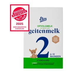 Etos Standaard 2 Opvolgmelk Geitenmelk 6 - 12 Maanden 800 GR