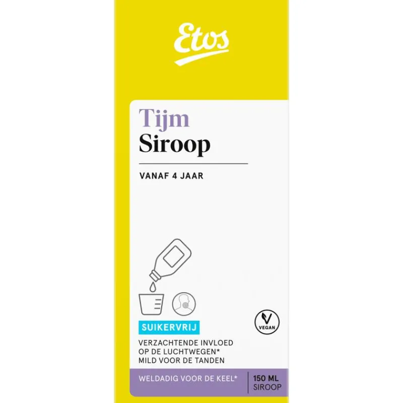 Etos Tijmsiroop Suikervrij