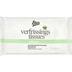Etos Verfrissingtissues Intiem 20 stuks