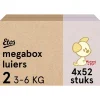 Etos Woezel & Pip Luiers Mini Maat 2 3-6 kg Megabox 4x52 stuks