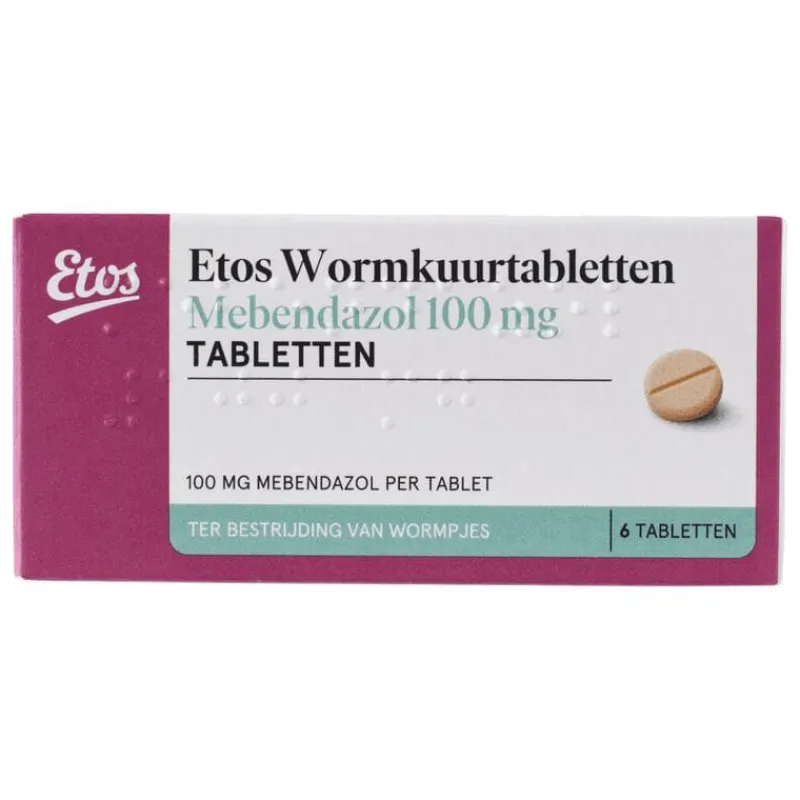 Etos Wormkuurtabletten 100 mg