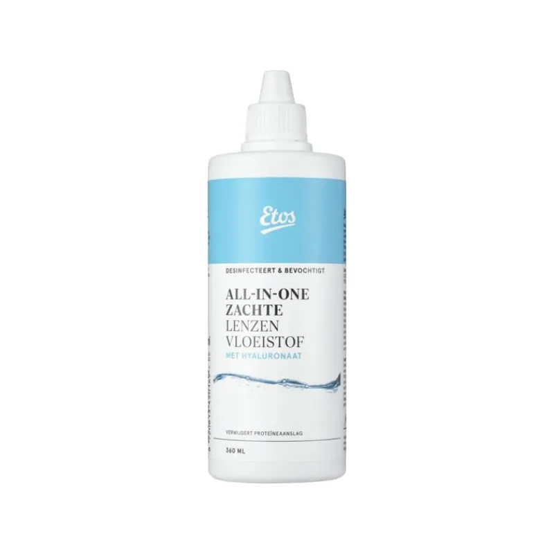 Etos Zachte Lenzen All-in-1 Met Hyaluron Vloeistof 360 ML