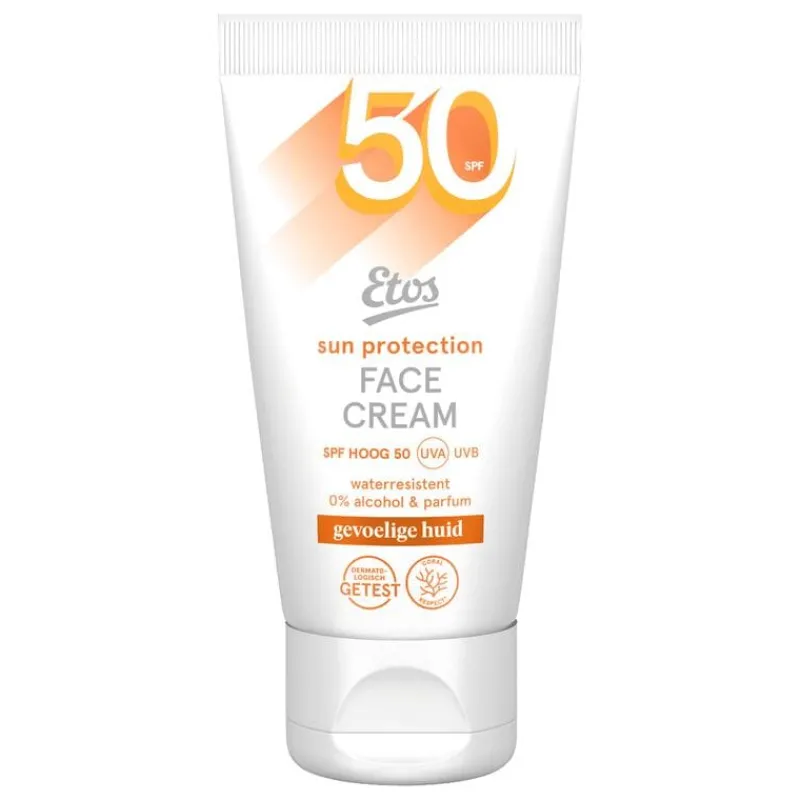 Etos Zonnebrand Gezicht SPF50 Gevoelige Huid 50 ML