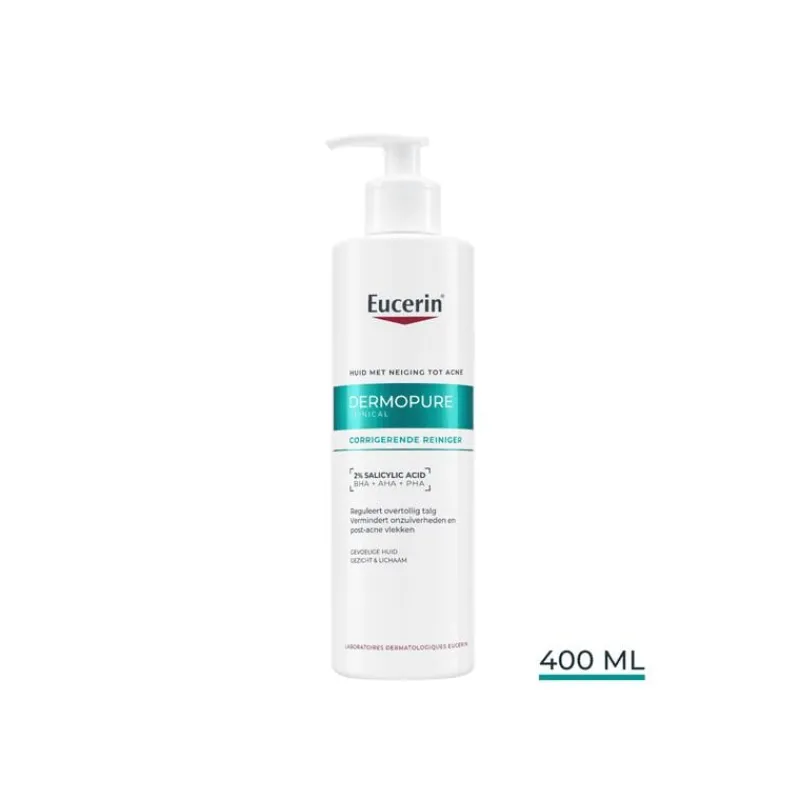 Eucerin DERMOPURE CLINICAL Corrigerende Reinigingsgel Gevoelige Huid 400 ML