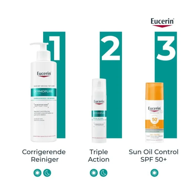 Eucerin DERMOPURE CLINICAL Corrigerende Reinigingsgel Gevoelige Huid 400 ML