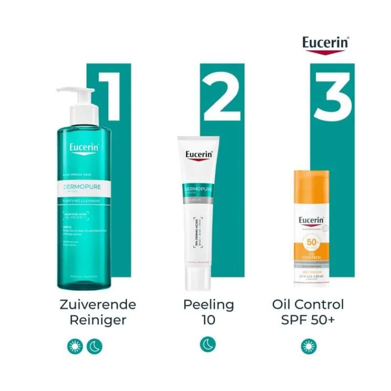 Eucerin DERMOPURE CLINICAL Peeling 10 Nachtverzorging Gevoelige Huid 40 ML