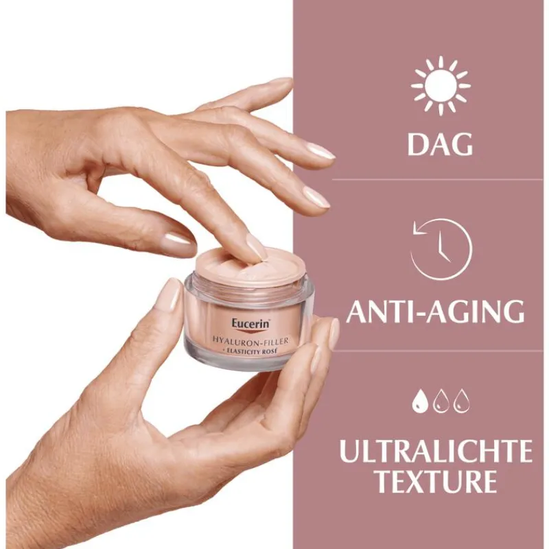 Eucerin Hyaluron-Filler + Elasticity Dagcrème Rose SPF 30 50 ML