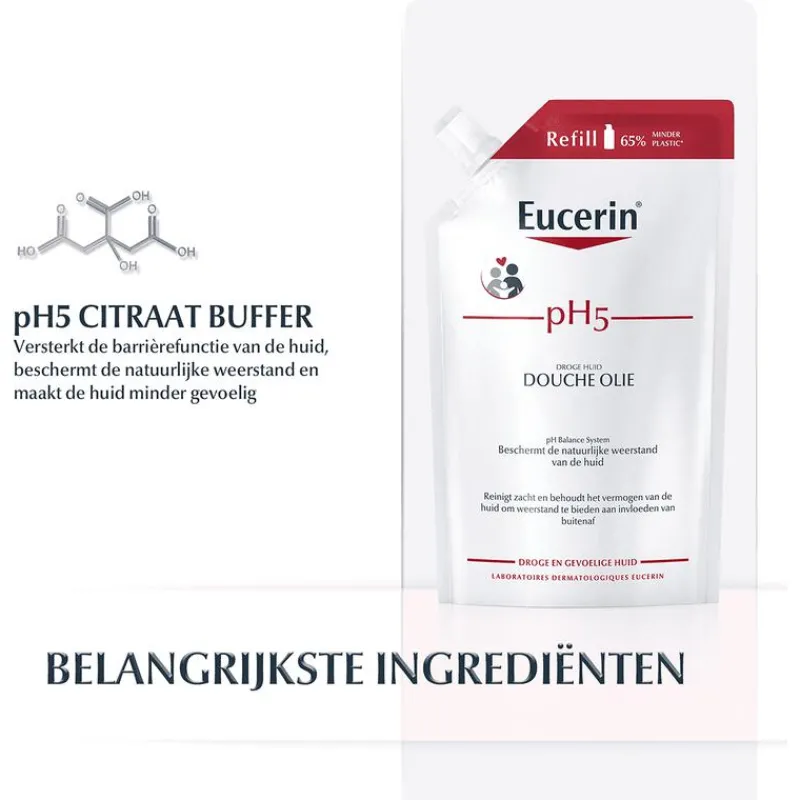 Eucerin pH5 Doucheolie Navulverpakking 400 ML