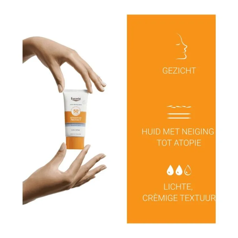 Eucerin Sun Sensitive Protect Crème SPF50+ 50 ML