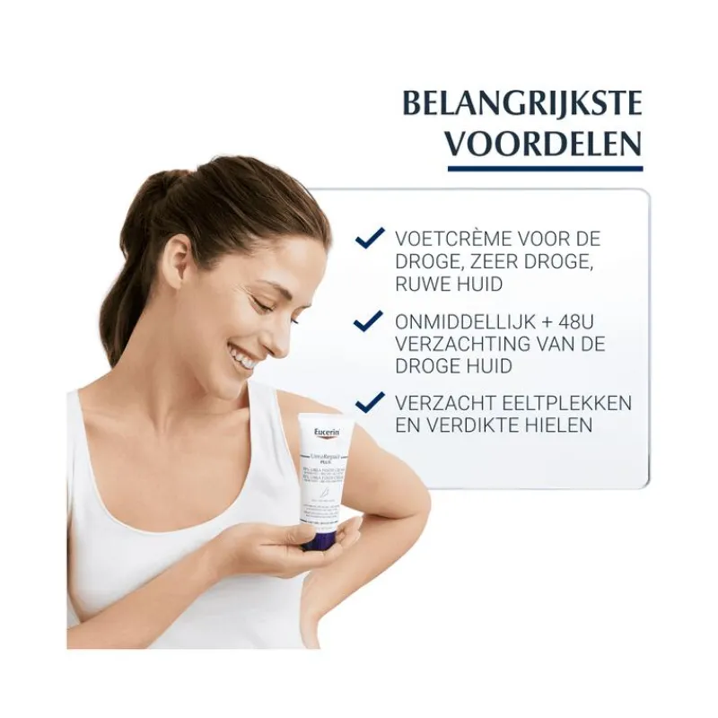 Eucerin UreaRepair PLUS Voetcrème 10% Urea 100 ML