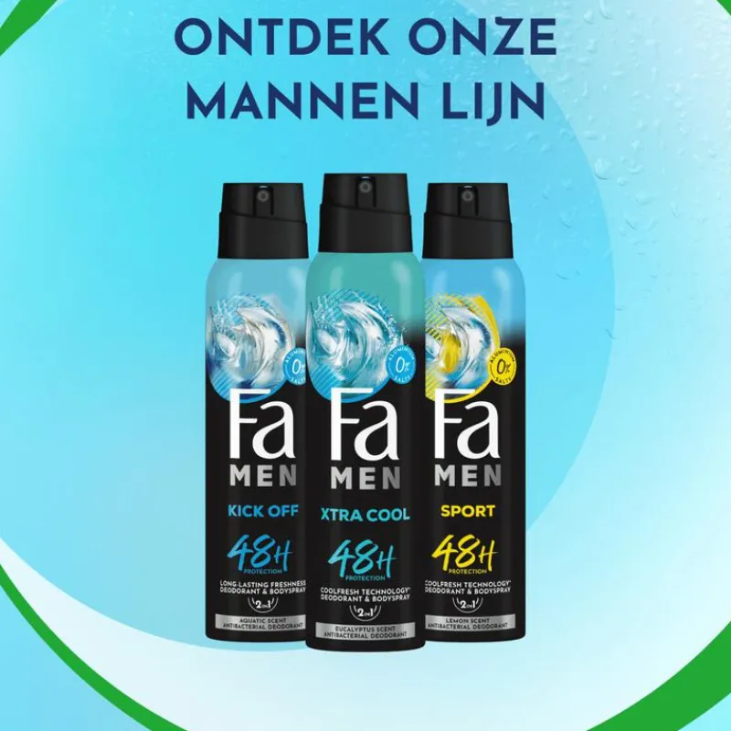 FA Men Extreme Cool Deodorant Spray 150 ML
