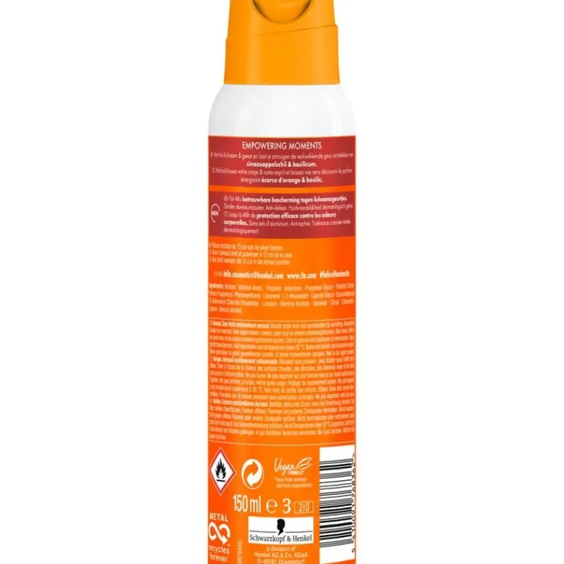 FA Orange Sunrise Deodorant Spray 150 ML