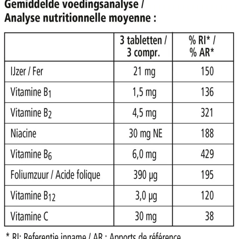 Salus Floradix Ijzer 147 Tabletten