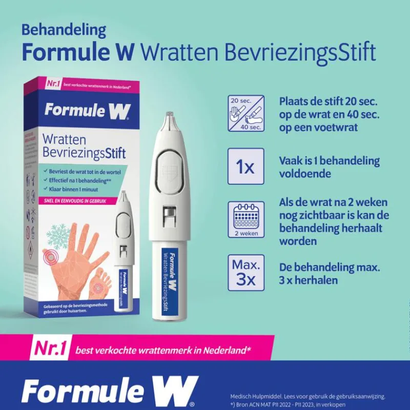 Formule-W Formule W Wratten BevriezingsStift 15ml