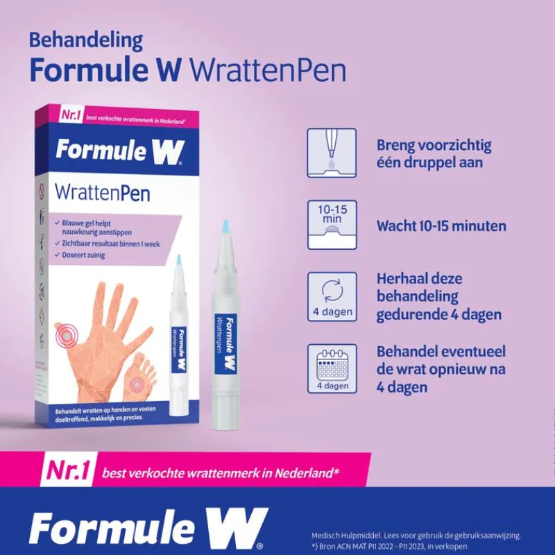 Formule-W Formule W Wrattenpen TCA-Active Gel 1,5 ML