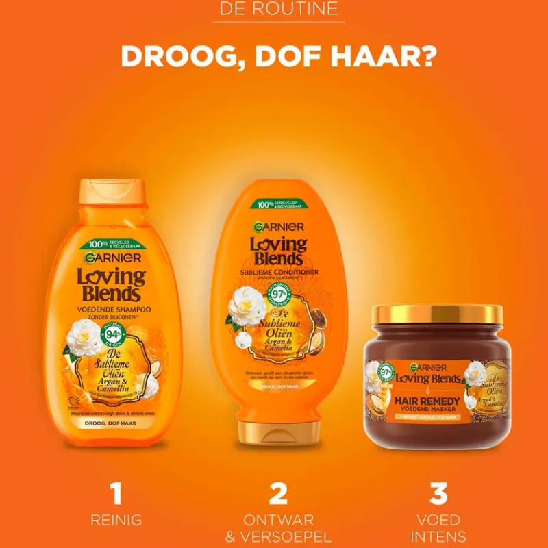 Garnier Loving Blends Argan & Cameliaolie Shampoo 300 ML
