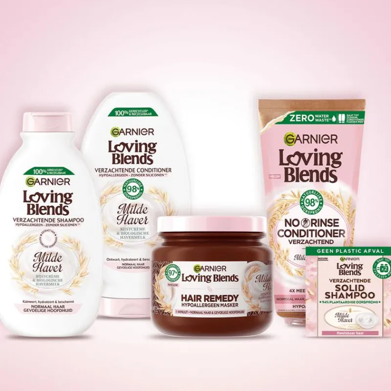Garnier Loving Blends Shampoo Milde Haver 300 ML