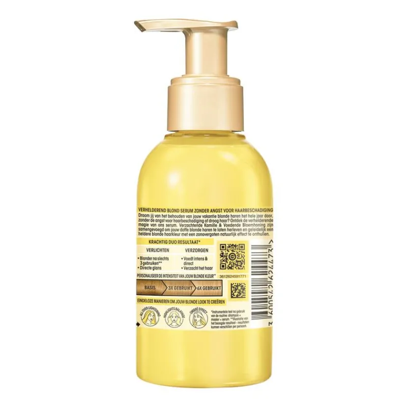 Garnier Loving Blends Sun-Kissed Chamomile & Bloemenhoning Lightening Elixir 120 ML