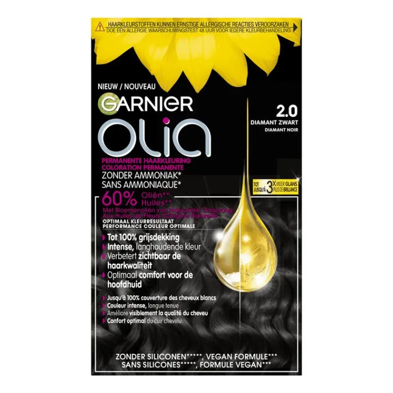 Garnier Olia Permamente Haarverf 2.0 Black Diamond