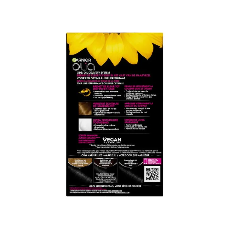 Garnier Olia Permamente Haarverf 2.0 Black Diamond