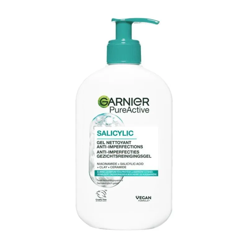 Garnier PureActive Hydraterende Gezichtsreiniger 250 ML