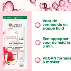 Garnier SkinActive Ampul Sheet Masker Met Watermeloen & Hyaluronzuur