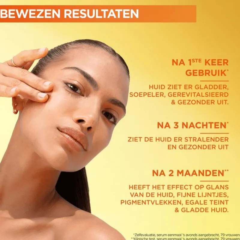 Garnier Skinactive 10% Pure Vit C Anti-Pigment Nachtserum + Hyaluron 30 ML