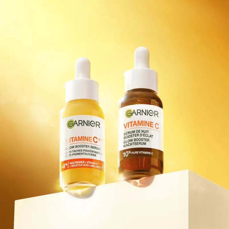 Garnier Skinactive 10% Pure Vit C Anti-Pigment Nachtserum + Hyaluron 30 ML