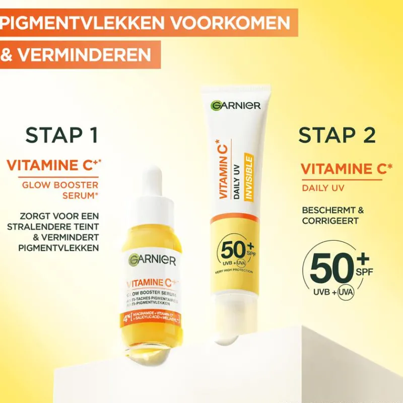 Garnier Vitamine C Daily UV Anti-pigmentvlekken Fluid SPF50 40 ML