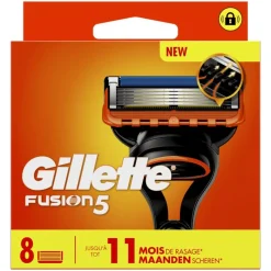 Heren Gillette Fusion5 Navulmesjes 8 Stuks