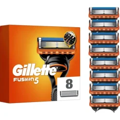 Heren Gillette Fusion5 Navulmesjes 8 Stuks