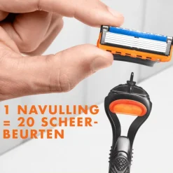 Heren Gillette Fusion5 Navulmesjes 8 Stuks