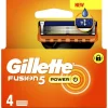 Heren Gillette Fusion5 Power Navulmesjes 4 Stuks