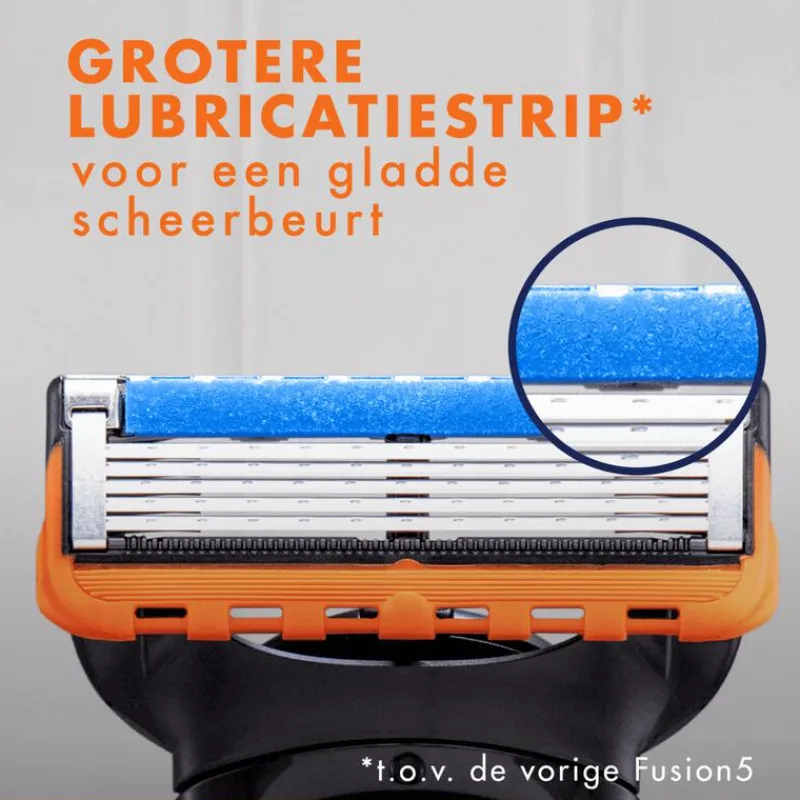 Heren Gillette Fusion5 Power Navulmesjes 4 Stuks
