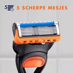 Heren Gillette Fusion5 Scheersysteem Met 2 Navulmesjes