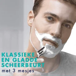 Heren Gillette Mach3 Navulmesjes 5 Stuks