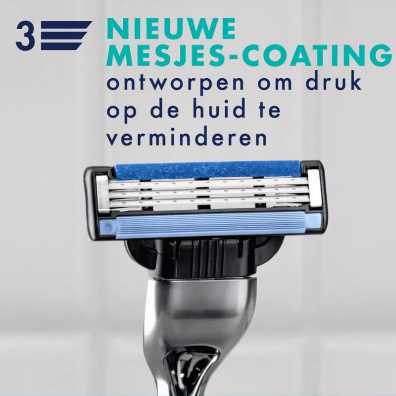 Heren Gillette Mach3 Navulmesjes 5 Stuks