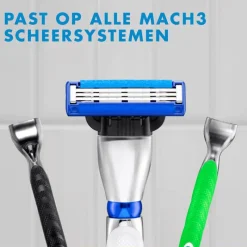 Heren Gillette Mach3 Turbo Navulmesjes 5 Stuks