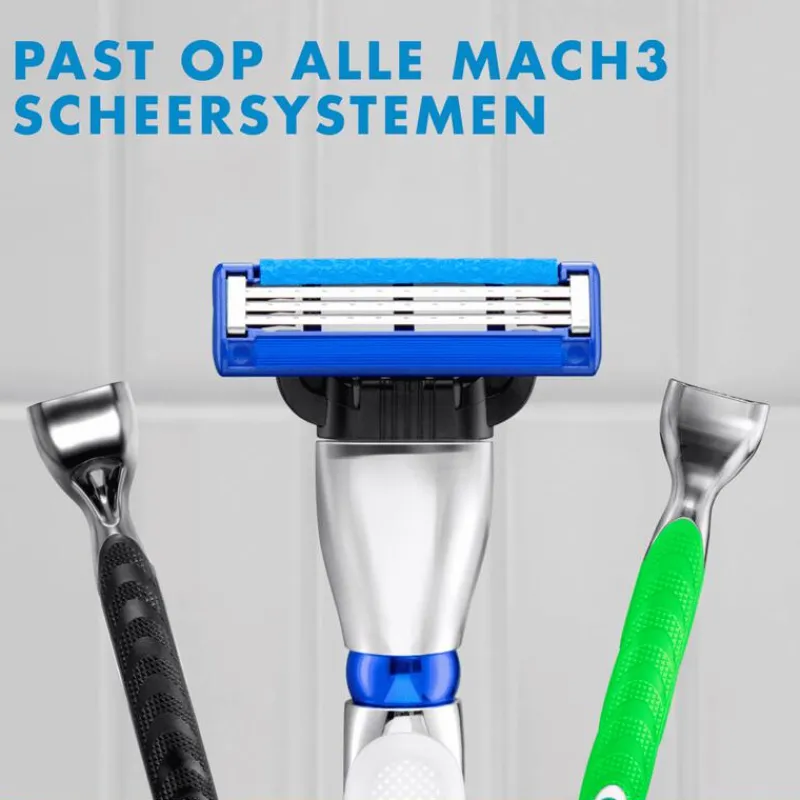 Heren Gillette Mach3 Turbo Navulmesjes 5 Stuks