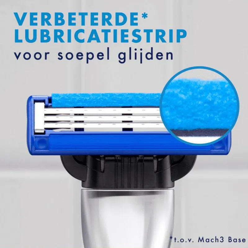 Heren Gillette Mach3 Turbo Scheermesjes 8 stuks
