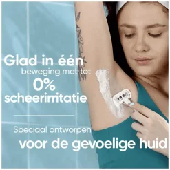 Heren Gillette Venus Deluxe Smooth Sensitive Rose Gold Scheersysteem 5 Blades