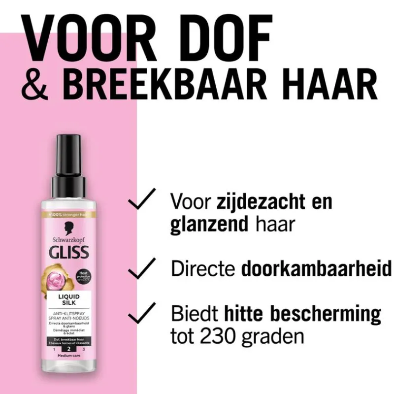 Gliss Liquid Silk Anti-Klitspray 200 ML