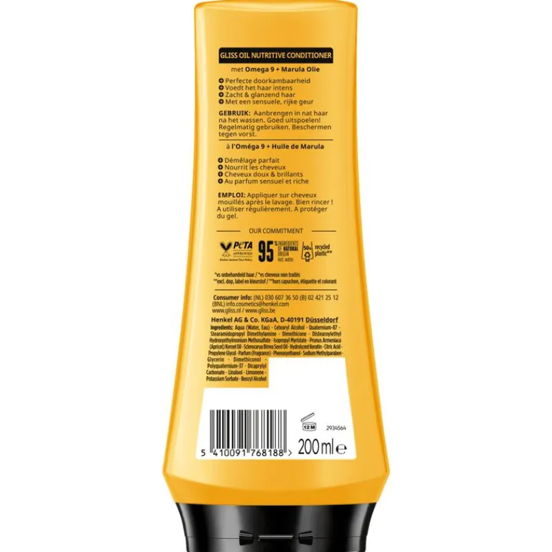 Gliss Oil Nutritive Conditioner 200 ML